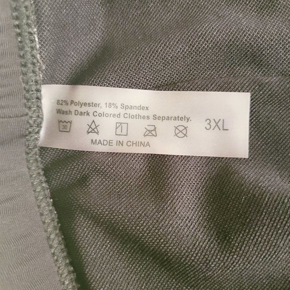 Bathing Suit Shein Womens Black Halter Swim Top With Shorts Set Size 3XL - Picture 7 of 12